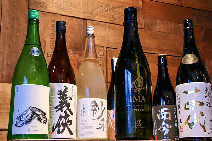神泉のオイスターバー「S Spiral」の日本酒