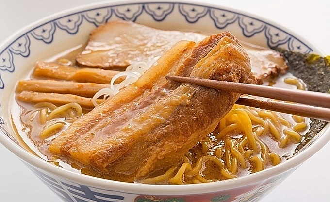 東京都豊島区池袋のラーメン店『ばんからラーメン』の角煮