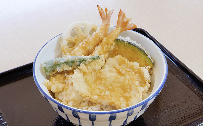 『天丼・天ぷら本舗 さん天』の「海老と鶏の天丼」
