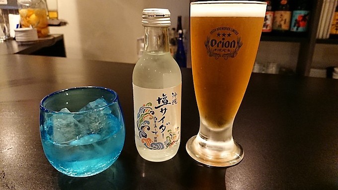 大塚のビストロ『ニライカナイ』のドリンク