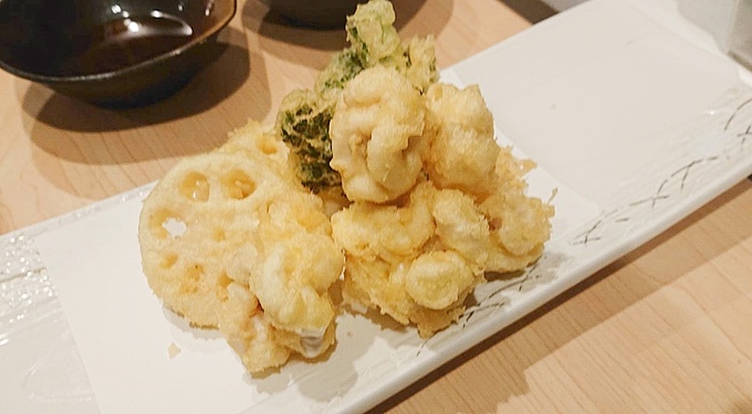 西荻窪の居酒屋『居酒屋まるひで』の天ぷら
