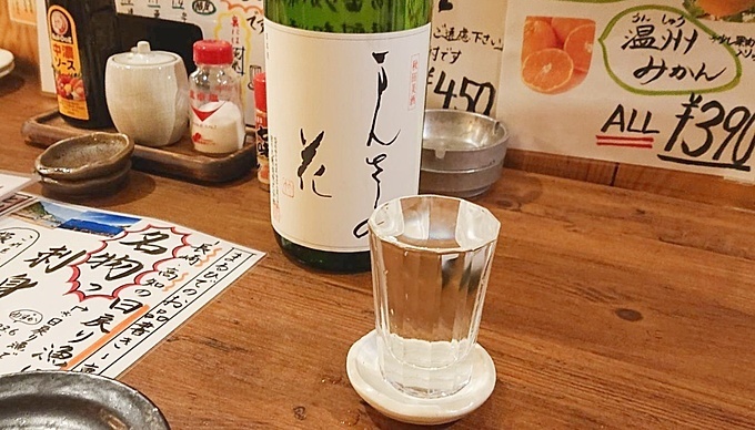 西荻窪の居酒屋『居酒屋まるひで』の日本酒