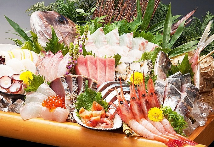和食店『日本海庄や』の刺身盛り画像