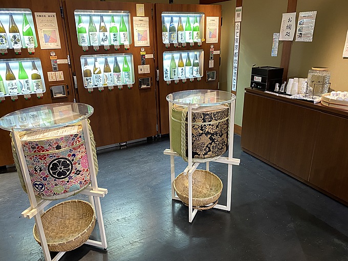 東京のアンテナショップ『東京商店』の試飲コーナー