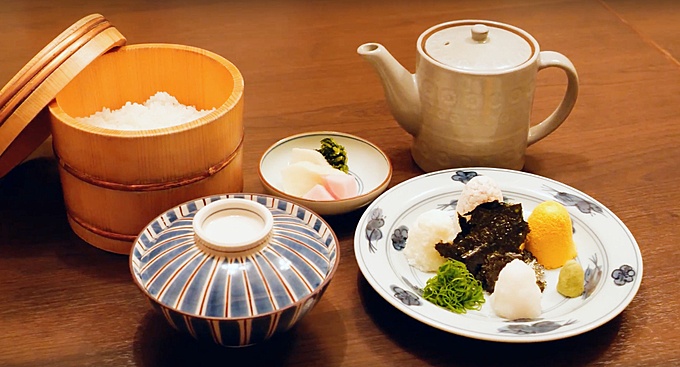 銀座の接待に最適な 和食店『銀座皆美』の鯛茶漬け画像