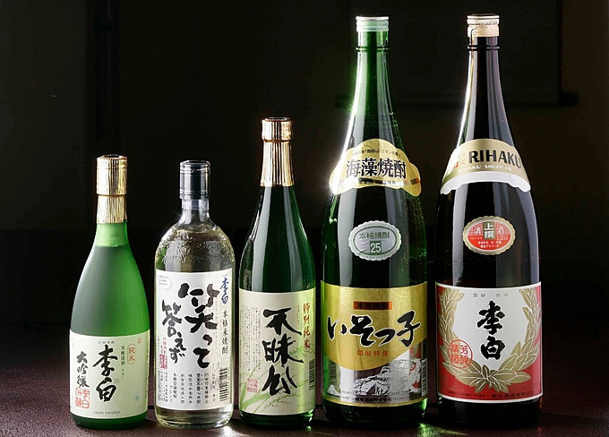 銀座の接待に最適な 和食店『銀座皆美』の酒画像