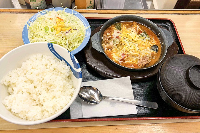 松屋のカチャトーラ定食