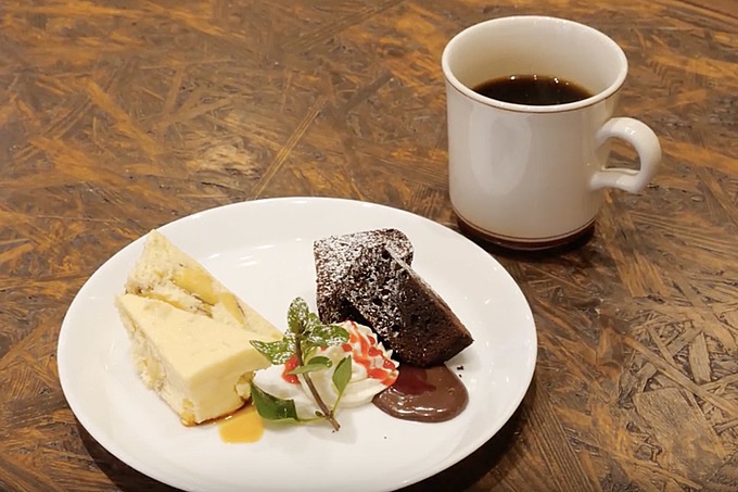 大宮 ステーキ 豚のひととき デザート2種盛り
