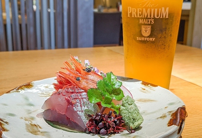 紙屋町東の和食料理店『一汁』の和食 刺身