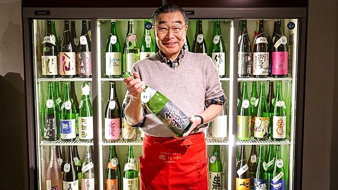 渋谷の日本酒ギャラリー『壺の中』のオーナー石堂孝蔵