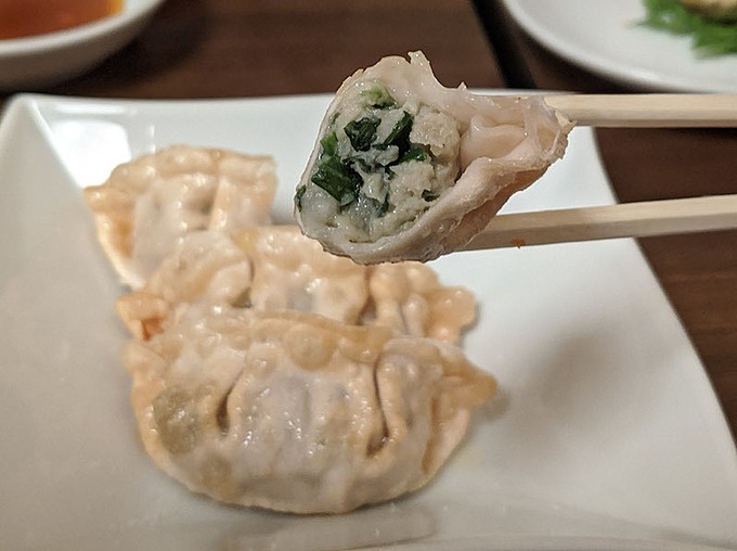 宇都宮・餃子通り(餃子ストリート)にある『豚嘻嘻(とんきっき) 本店』の「揚げ生姜餃子」