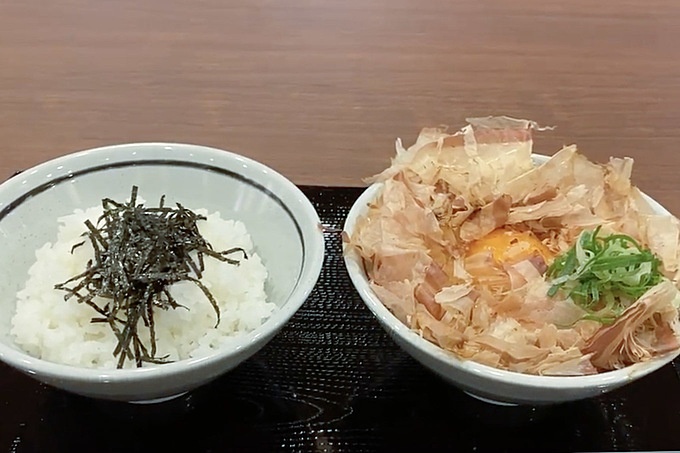 丸亀製麺 JR有楽町駅店 とろろごはん 卵かけごはん