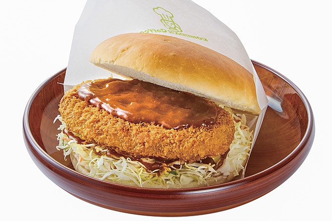 コメダ珈琲店のカリー祭りの「カリーメンチカツバーガー」