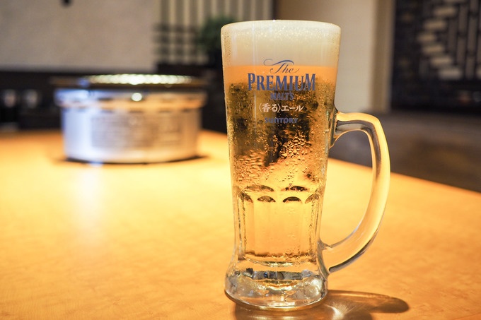 焼肉どうらく×横浜中華街餃子伝説の生ビール
