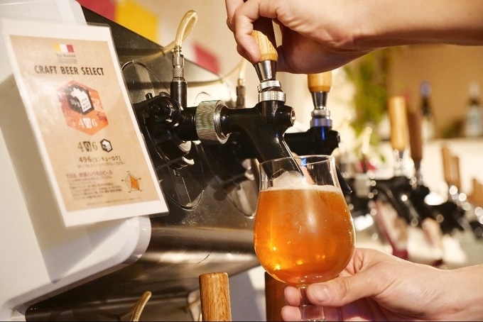 千葉県・柏駅の肉バル『WORLD BEER KITCHEN GLOBAR』の「グラスクラフトビール各種」
