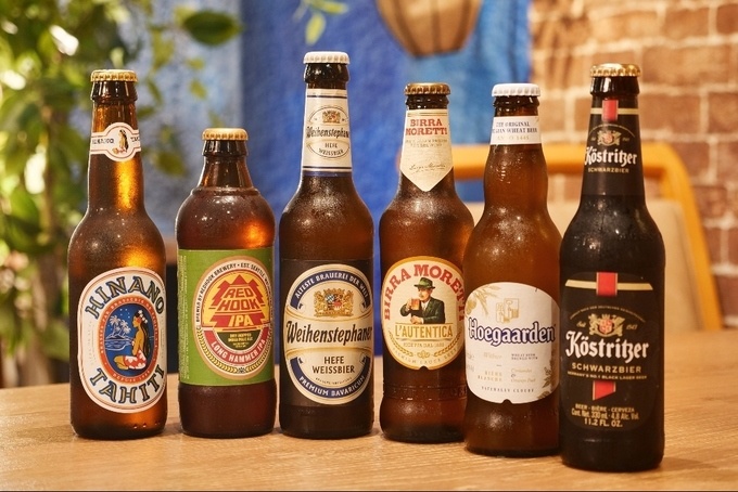 千葉県・柏駅の肉バル『WORLD BEER KITCHEN GLOBAR』の「ボトルビール各種」