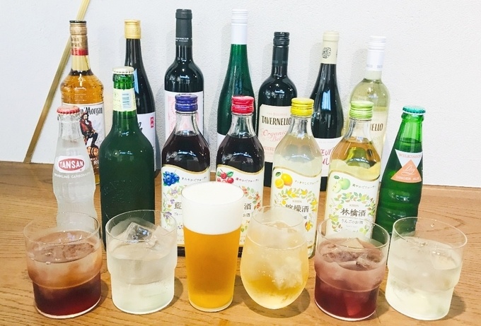薬院大通の中華料理店『coperta』のお酒