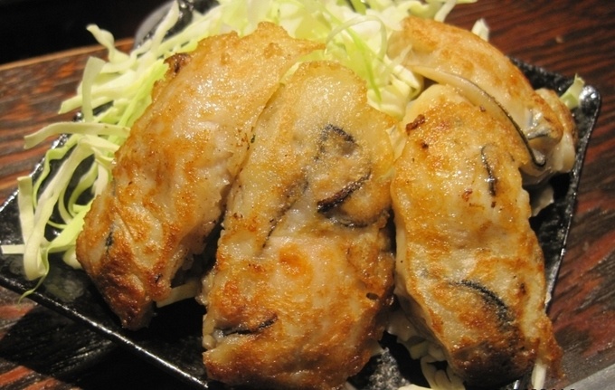 「牡蠣 鉄板焼」