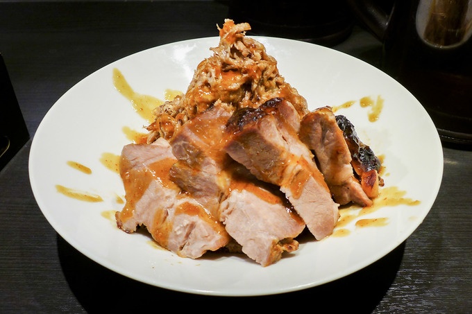 「porkマニア」のプルドポーク丼