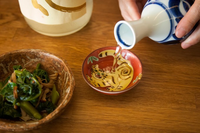 赤坂駅にあるダイニングバー『箱庭』の日本酒