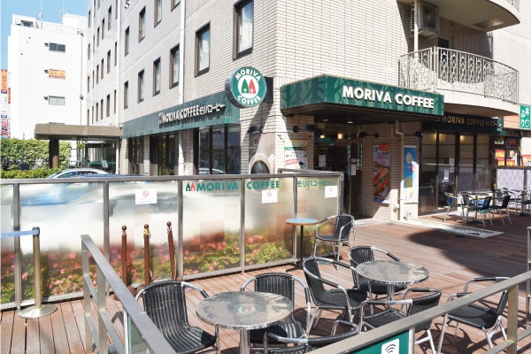 モーニングが人気!午前7時から営業しているデリバリー対応もOK!瑞江駅のカフェ『MORIVA COFFEE』の外観