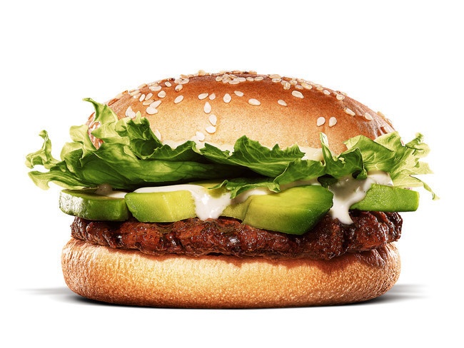 『バーガーキング』のハンバーガー「アボカドサラダバーガー」