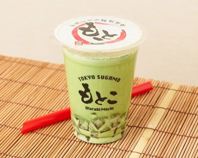 「わらび餅ミルクティー(抹茶)」